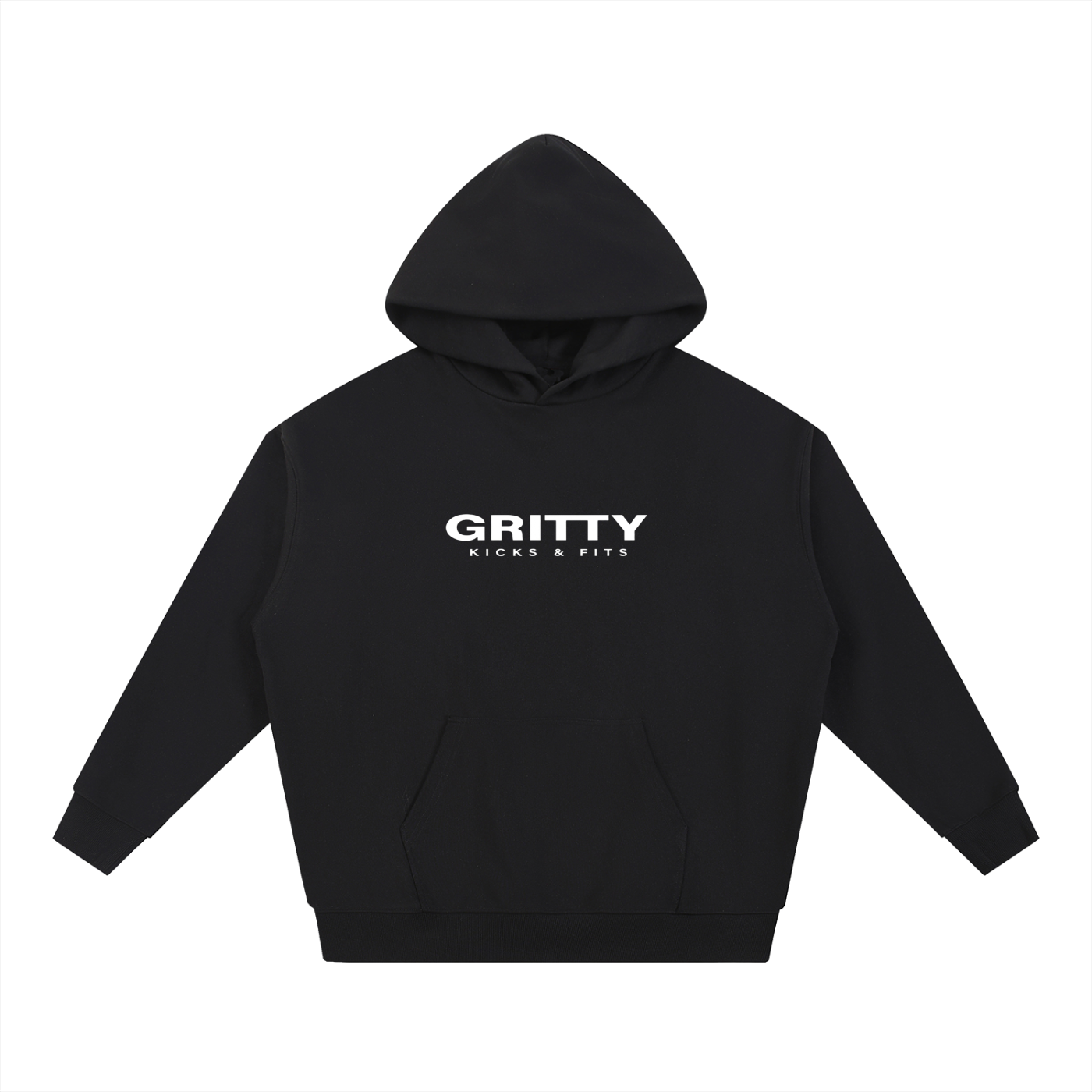 Gritty Kicks Fits All Black All Navy Hoodie