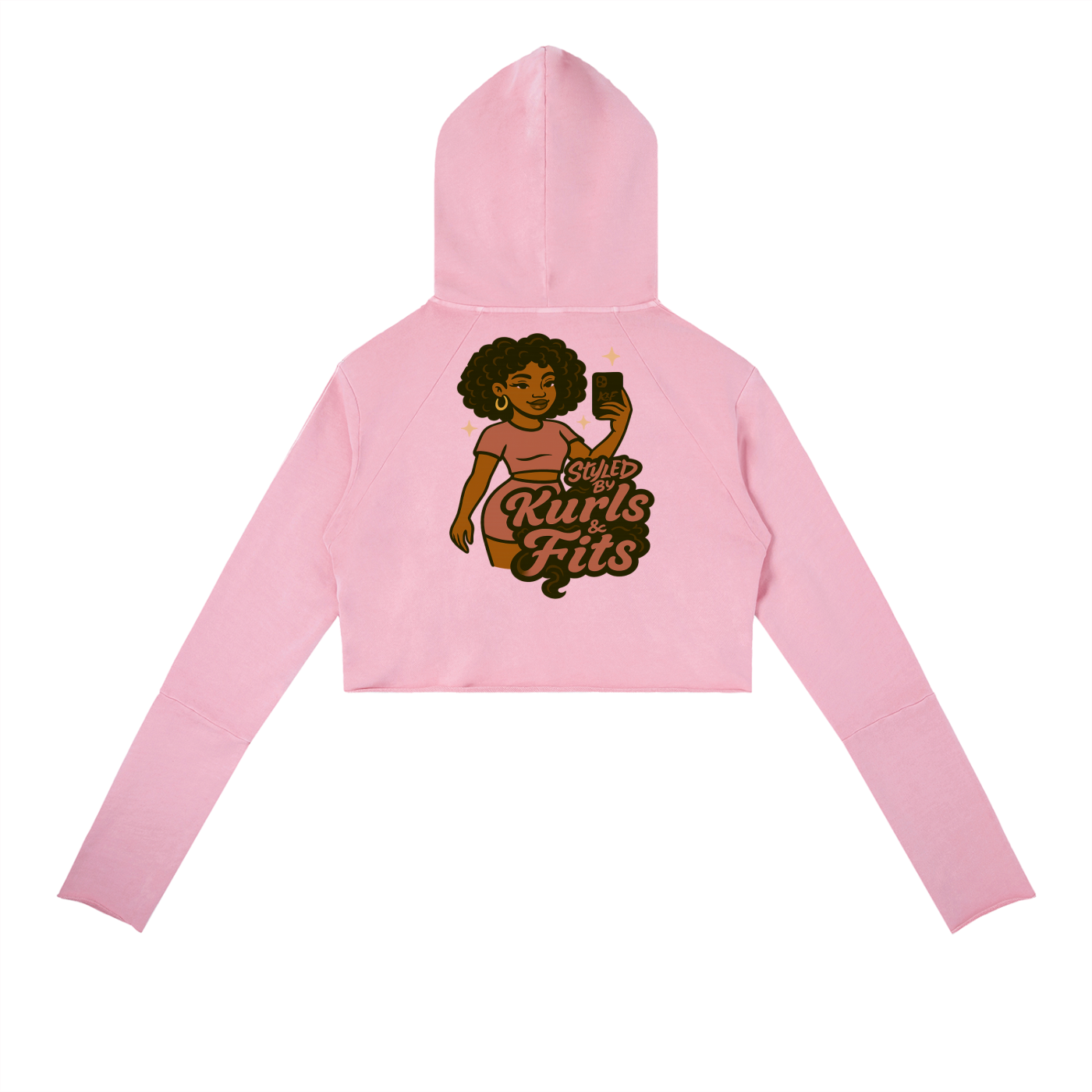 Kurls & Fits Ladies Hoodie